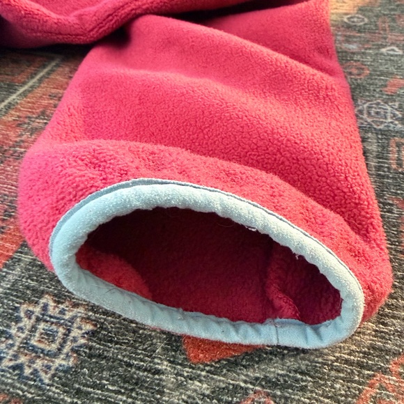 Raspberry and Blue Patagonia Synchilla Fleece Pullover Sweater - Picture 5 of 8